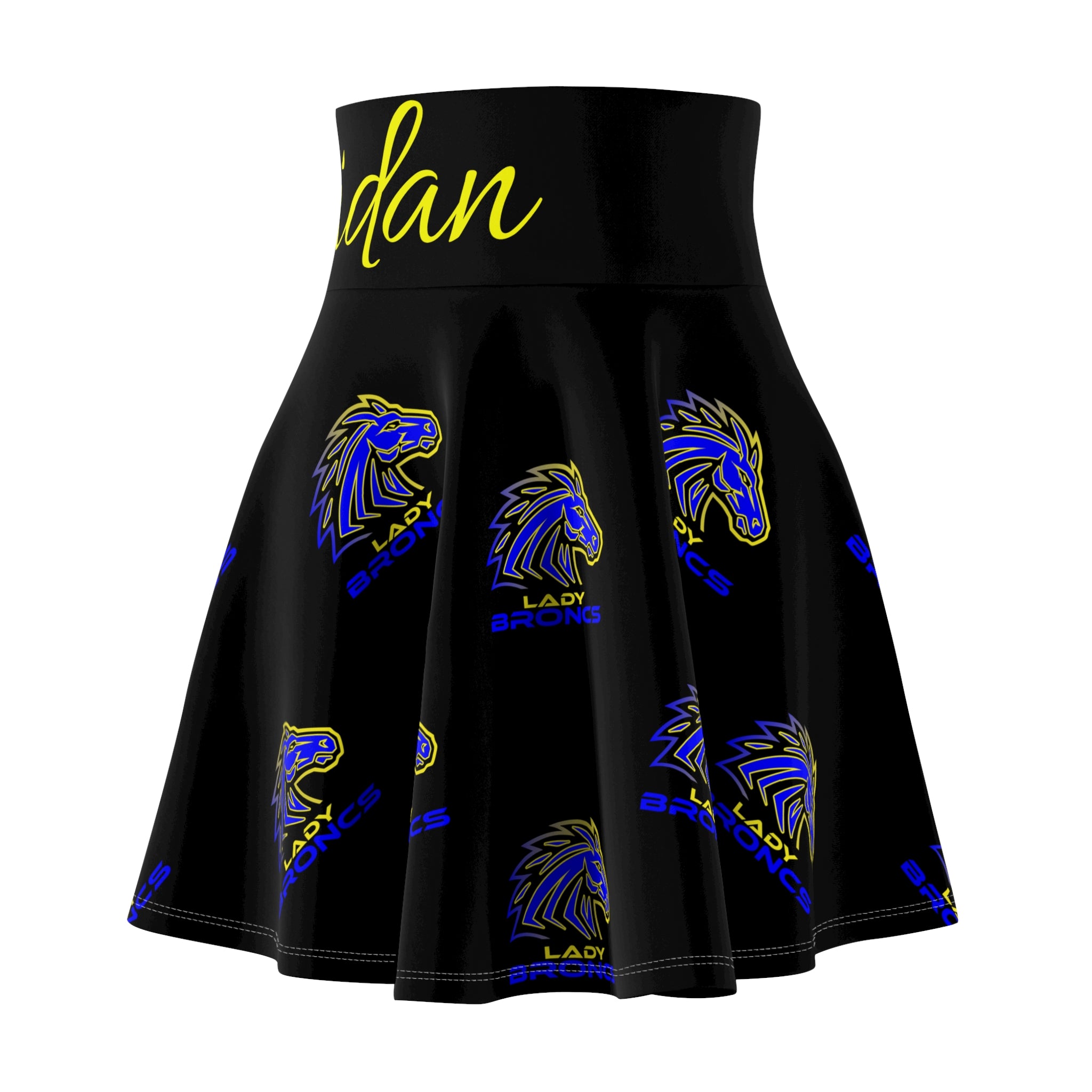 Lady Broncos Midnight Skater Skirt