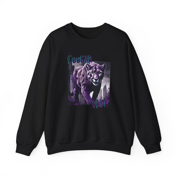 Graphic Novel Cougar Pride Crewneck