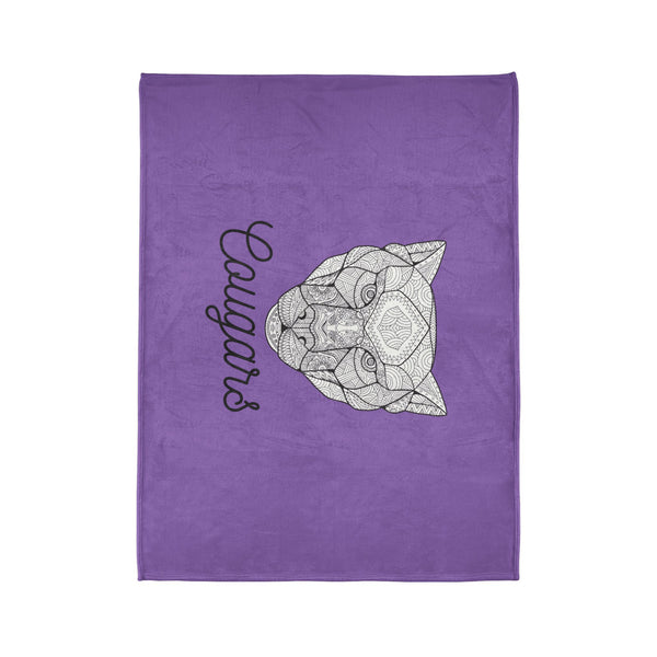 Henna Cougar Soft Polyester Blanket