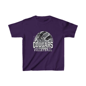 Kids Cougars Vball Heavy Cotton™ Tee