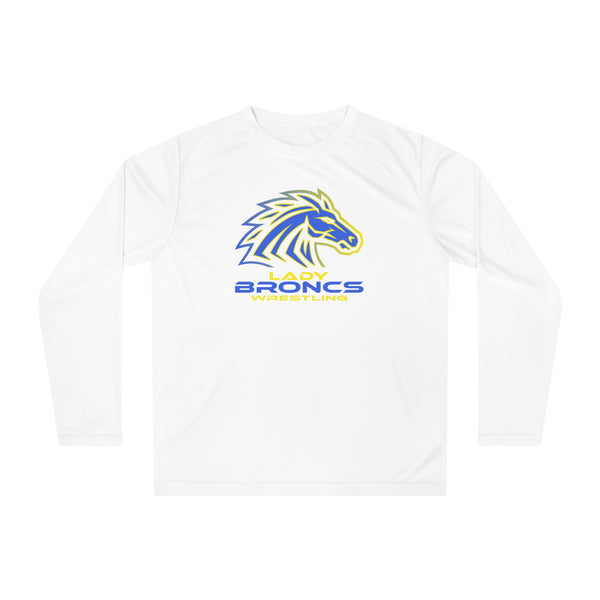Lady Broncs Wrestling Performance Long Sleeve Shirt