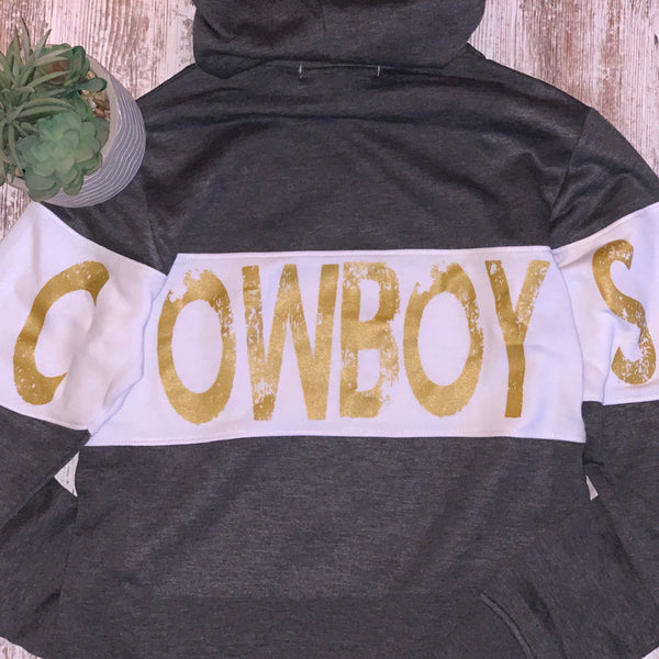 Cowboys Striped Hoodie